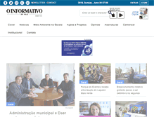 Tablet Screenshot of informativo.com.br